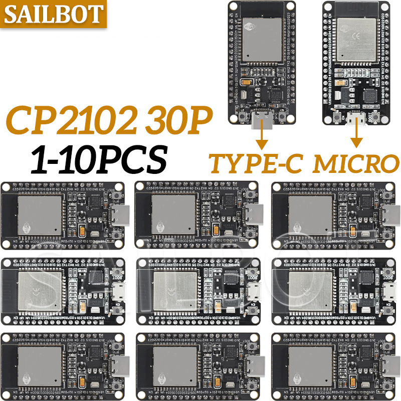 Nodemcuv2 - 1/5/10PCS WR-32 32-S Development Board WiFi+Bluetooth-compatible