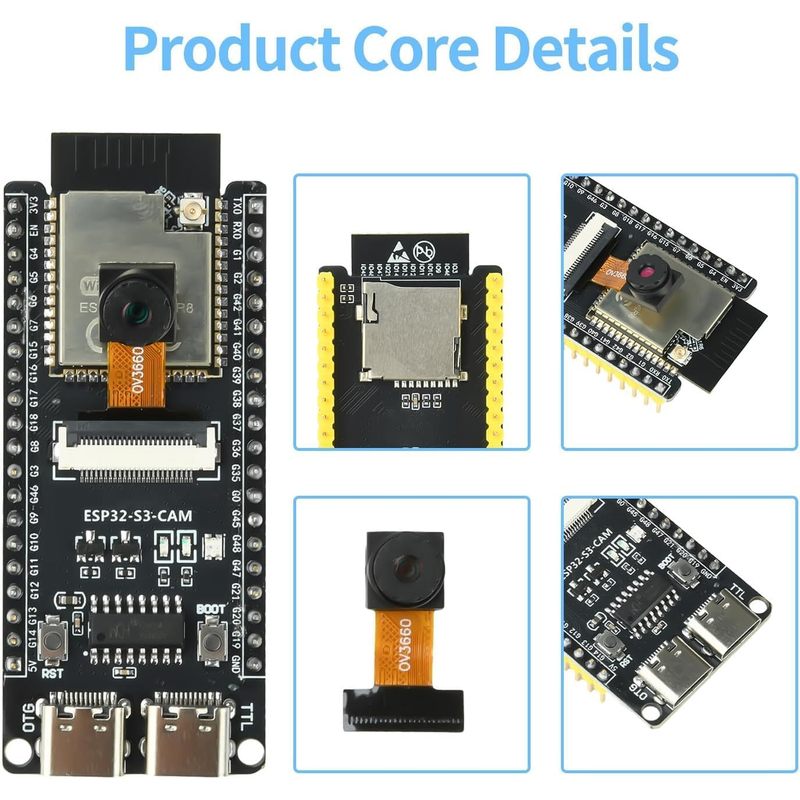 ESP32-S3-CAM Board With OV3660 - Doit Esp32 ulasan dan harga