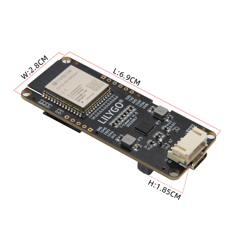 LILYGO® T-Camera S3 ESP32-S3 E - Lolin S3 ulasan dan harga