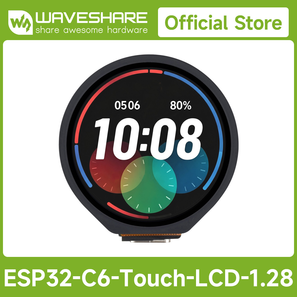 ESP32-C6 1.28inch Touch LCD Di - Waveshare Esp32 ulasan dan harga
