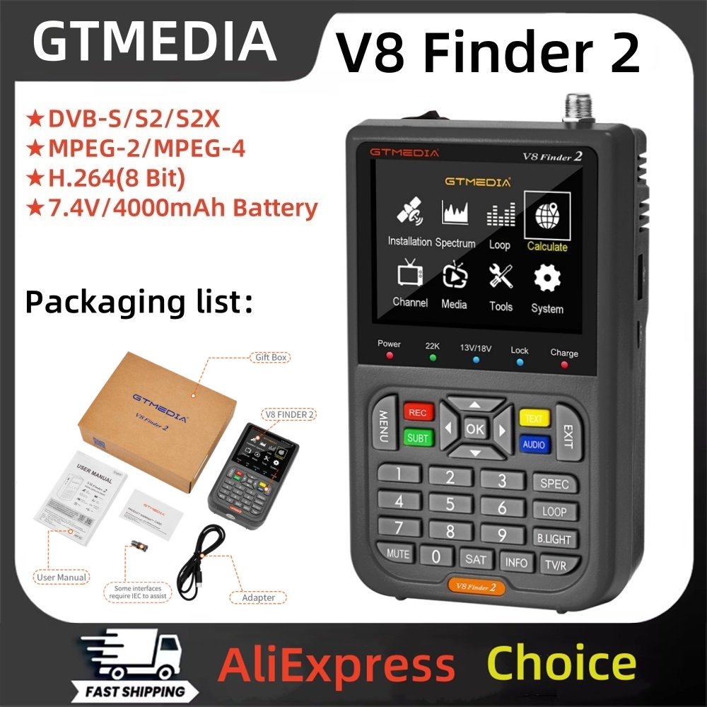 GTMEDIA V8 Finder 2 DVB-S/S2/S - Devkitc ulasan dan harga