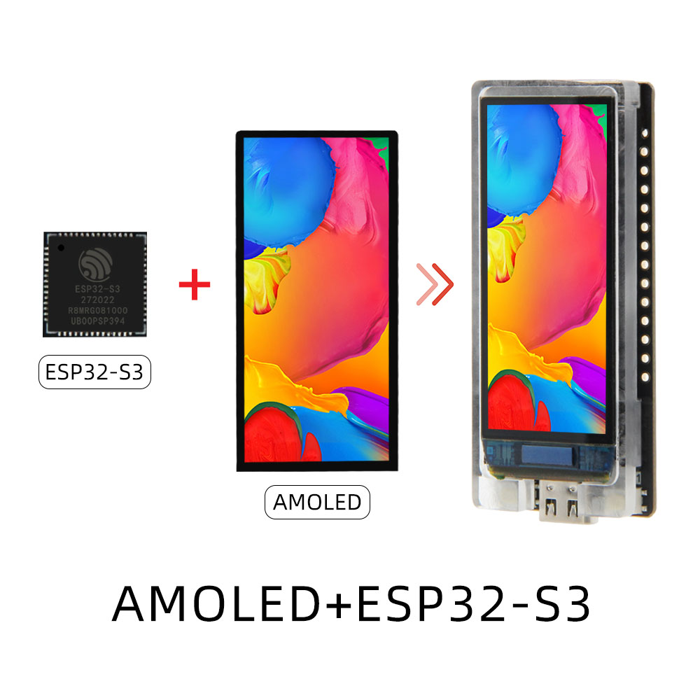 LILYGO® T-Display-S3 AMOLED ES - Ttgo T Watch ulasan dan harga