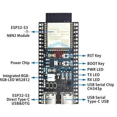 ESP32-S3 Core Board N8R2 Compa - Esp32 S3 Devkitc 1 ulasan dan harga
