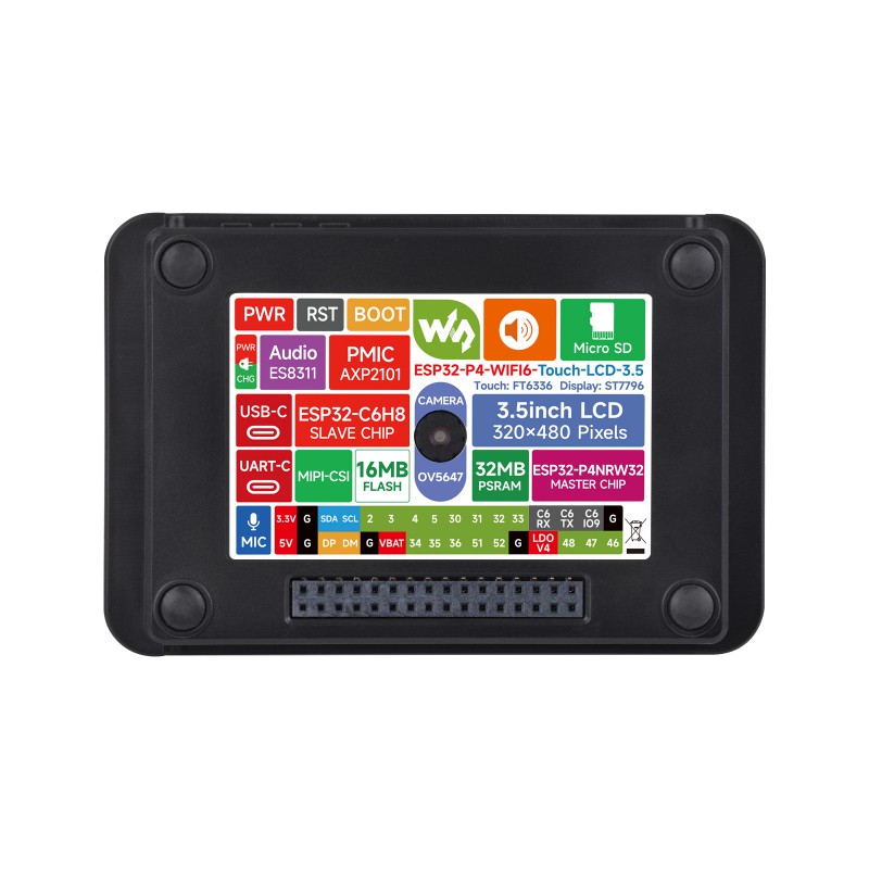 Waveshare ESP32-P4 Wi-Fi 6 Vis - Waveshare Esp32 ulasan dan harga